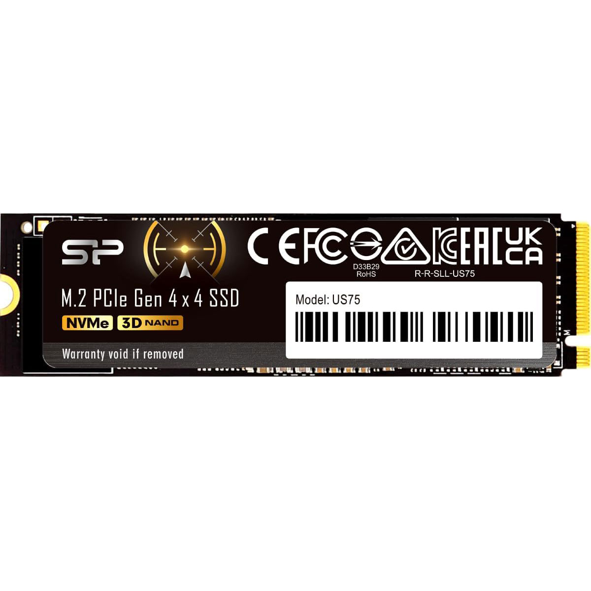 Silicon-Power-US75-PCIe-4.0-NVMe-M.2-SDD Silicon Power US75 PCIe 4.0 NVMe M.2 SDD