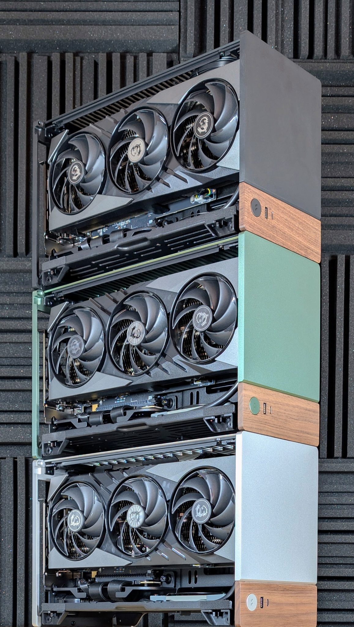 fractal design terras stacked rtx 4090 graphite jade silver scaled