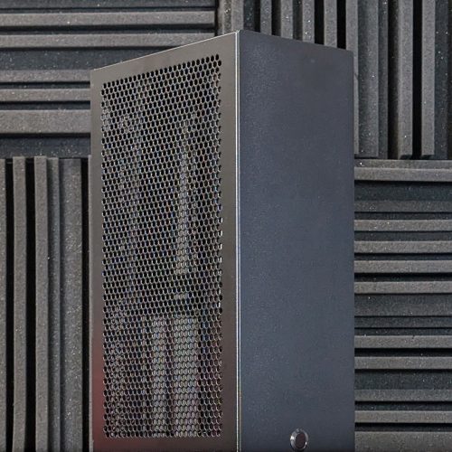 velkase velka 7 v3 black custom prebuilt sff mini itx gaming pc closeup